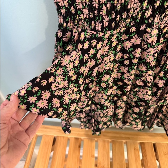 Alice + Olivia Floral Dress jumper - Black and Pink - Picture 4 of 6